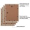 Americanflat Photo Frame Set with Mat - Set of 4 - Farmhouse Decor Picture Frames - Shatter Resistant Glass - Hanging Hardware - Includes Easel